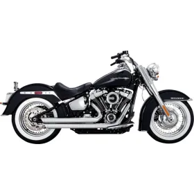 VANCE & HINES "Big Shots Staggered 2-into-2" išmetimo sistema Chrominė Harley Davidson FXST / FXLRS / FLDE / FXBB 1750-1923cc 18-24