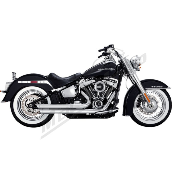 VANCE & HINES Big Shots Staggered 2-into-2 Exhaust System Harley Davidson FXST / FXLRS / FLDE / FXBB 1750-1923cc 18-24
