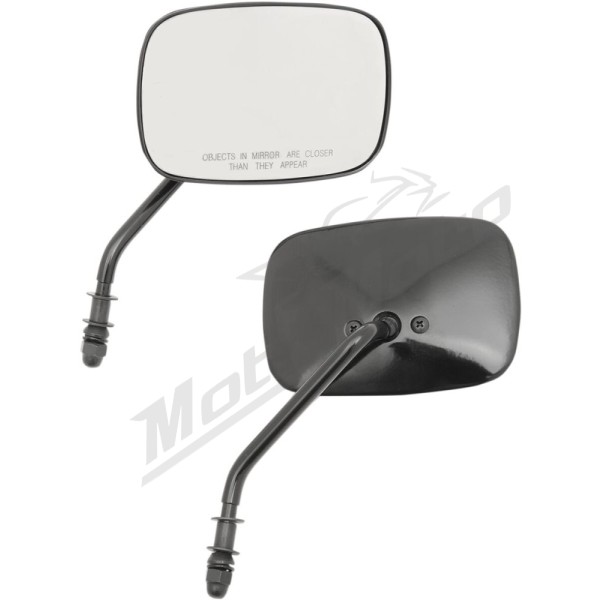 DRAG SPECIALTIES OEM-Style Rectangular Mirrors M8 2pcs.