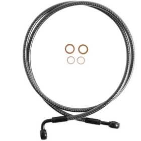 MAGNUM SHIELDING Karbon Fiber Upper Brake Line Harley Davidson FXDWG / FXST / FXSTS / FXSTC 1340/1584 85-10 127cm