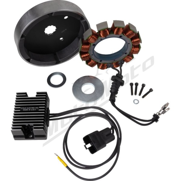 CYCLE ELECTRIC INC Generator / Charge Kit 30A Harley Davidson FLSTC / FXST / FXSTS 1450 2000