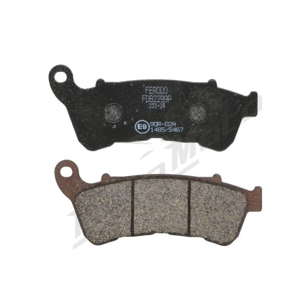 Ferodo Brake pads front 48,5x118x9,2mm Harley Davidson XL 883-1200 14-22