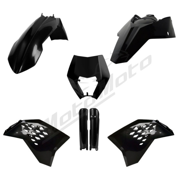 Polisport set of plastics (full kit) KTM EXC / EXC-F 125-530 08-11