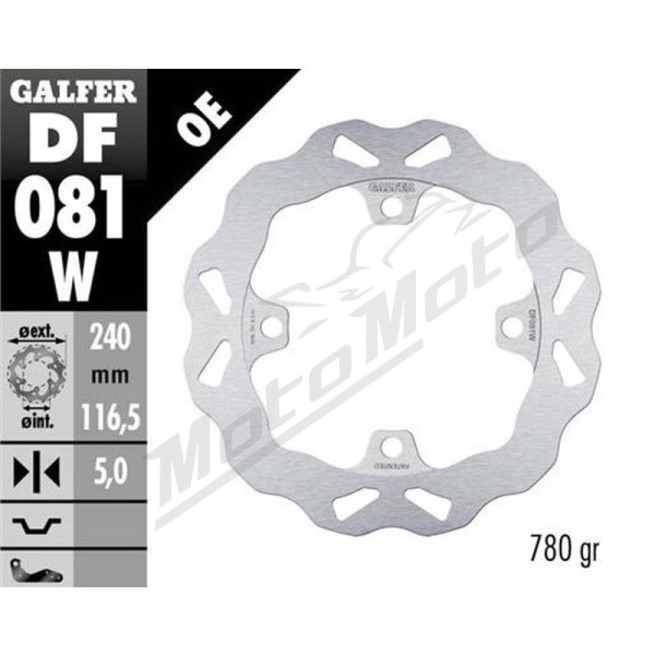GALFER Rear brake disc Honda CB / CBR / Forza 250-750 13-22