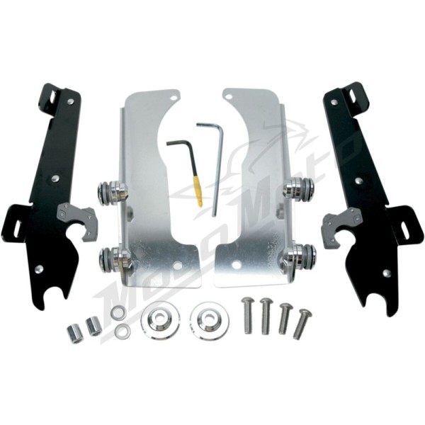 MEMPHIS SHADES METRIC Windshield Trigger-Lock Complete Mount Kit Yamaha XV 1900 06-14