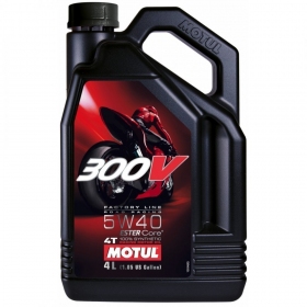 Alyva MOTUL 300V FACTORY LINE 5W40 Sintetinė - 4T - 4L