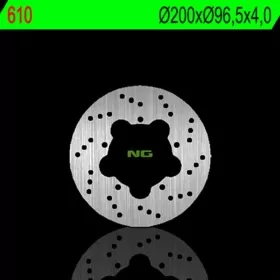 NG BRAKES 610 Front Round Fixed Brake Disc DERBI / GILERA / PIAGGIO / VESPA 