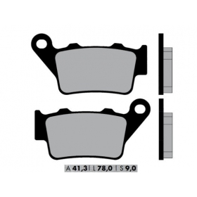 Brake pads NOVASCOOT FT3088 / MCB650 STANDARD