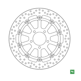Newfren front brake disc Suzuki GSX-R / GSX 600-1400cc 97-07