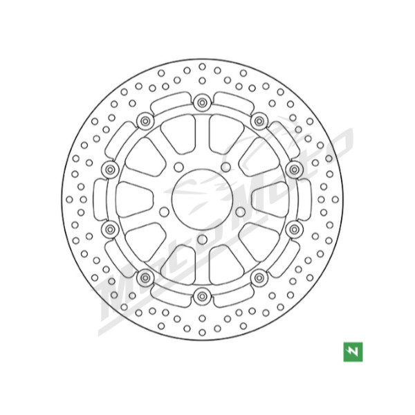 Newfren front brake disc Suzuki GSX-R / GSX 600-1400cc 97-07