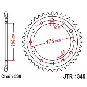 Rear sprocket JTR1340