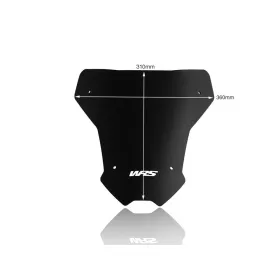 WRS SPORT HO027NO Priekinis stiklas Matinis Juodas Honda CRF 1100L ABS 20-25