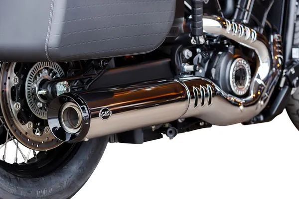 S&S CYCLE Grand National Slip-On Mufflers Indian Scout / Sport Scout 999-1250cc 24-25