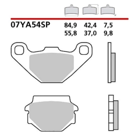 Brembo stabdžių trinkelės APRILIA / KAWASAKI 