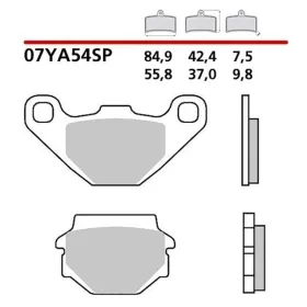 Brembo stabdžių trinkelės APRILIA / KAWASAKI 