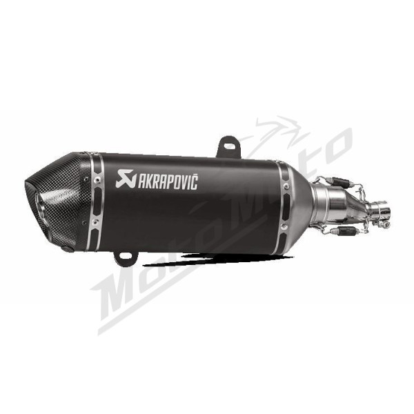 AKRAPOVIC Slip-On Line Muffler Stainless Steel / Carbon Fiber Vespa GTS 125-150 17-20 