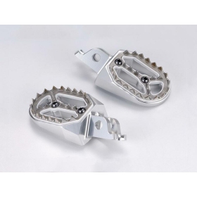 MaxTuned Evolution Footpegs Silver Suzuki RM-Z / RMX 250-450cc 2010-2025