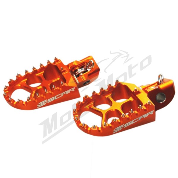 SCAR "Evolution Racing" VAIRUOTOJO PAKOJAI ORANŽINĖ GAS GAS MC/EC 85-450F 21-24/HUSQVARNA FC/FE/TC/TE 85-501 16-24/KTM SX-F/SX/EXC-F 85-500 16-24