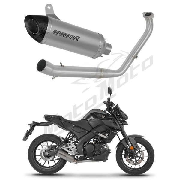Yamaha MT 125 2021-2024 Dominator pilna išmetimo sistema titaninė HP8 + dB killer