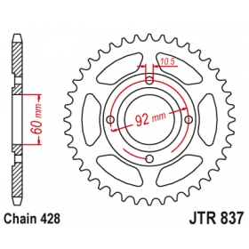 Rear sprocket JTR837