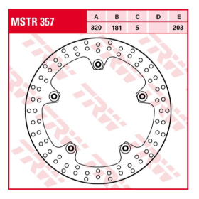 TRW Front Brake Disc BMW R / K 850-1200cc 99-09