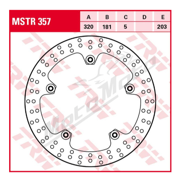 TRW Front Brake Disc BMW R / K 850-1200cc 99-09