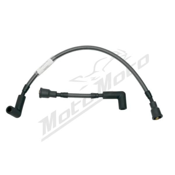 MAGNUM SHIELDING Spark Plug Wires Black Harley Davidson FL / FLH / FLSTF / FXDL / FXST / FXWG 1200/1340 77-97