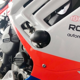 GBRACING Bullet Race dešinės pusės rėmo apsauga, juoda BMW S1000RR