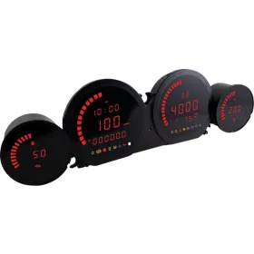 KOSO HD-03L LED Spidometras Harley Davidson FLHT / FLHTCU / FLHTCUL / FLHTCUTG 1690-1923cc 14-24