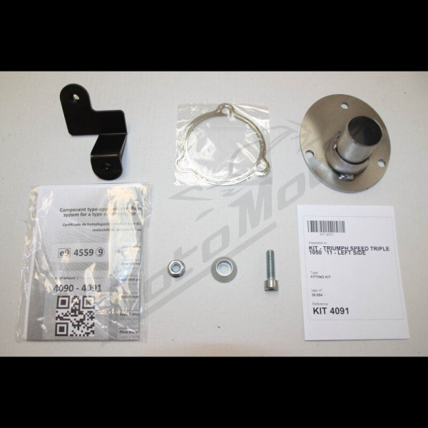 IXIL Hexoval Xtrem duslintuvas kairės pusės Triumph Speed Triple 1050 11-13