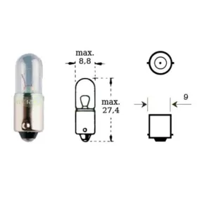 Bulb 12v 4w Ba9s