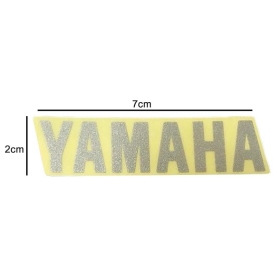 Sticker silver YAMAHA 7x2cm