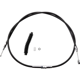 DRAG SPECIALTIES High-Efficiency Black Vinyl Clutch Cable Harley Davidson FLHR / FLHRCI / FLHRI / FLHRS / FLHRSI 883-1450cc 86-13