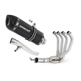 Suzuki GSF 650 BANDIT N / S 2005-2006 Full Exhaust System HP1 BLACK + dB killer