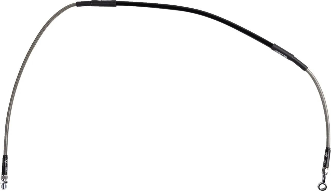 MOOSE OFFROAD Front Stainless Steel Braided Brake Line Suzuki DR-Z 125cc 12-23