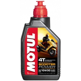 Alyva MOTUL SCOOTER POWER 10W30 Sintetinė - 4T - 1L