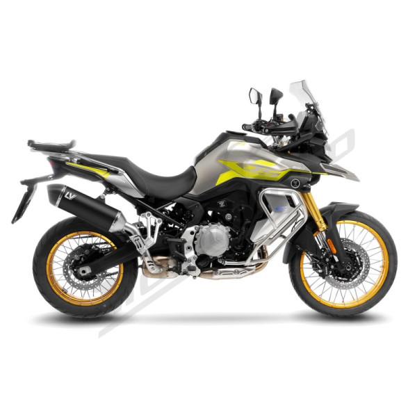 LEOVINCE LV-14 Black Edition Slip-On Muffler Stainless Steel / Carbon Fiber Voge DS 900 24-25