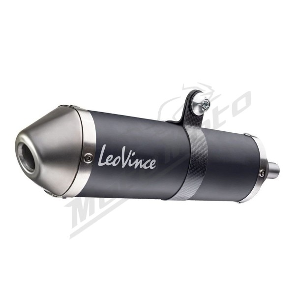 LEOVINCE X-FIGHT Black Edition Slip-On Muffler 2-Strocke FANTIC XE/XM 50 21-24