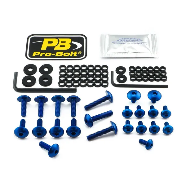 PRO BOLT Aluminium Fairing Bolt Kit for Yamaha YZF-R6 600cc 17-20