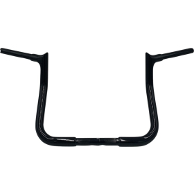 FAT BAGGERS INC. Pointed Top Handlebar Black 86.5x28cm Harley Davidson FLH / FLHTCUTG / FLHTK / FLHXS 1750-1923 21-23