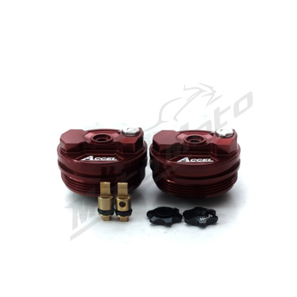 Accel Red Front Shock Absorber Honda / Kawasaki / Suzuki 250-450cc 17-20