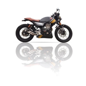 IXIL dvigubas Hyperlow L2X duslintuvas nerūdijantis plienas / poliruotas aliuminis Aprilia CR125 - XA0319V