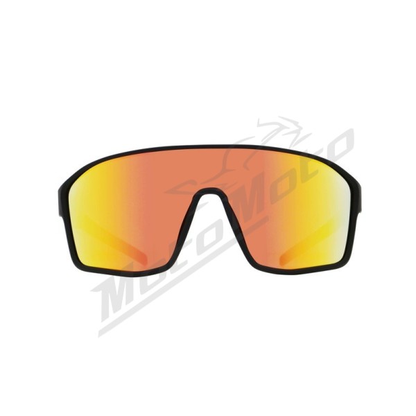 Spect Red Bull Daft Sunglasses Soft Black/Red w Brown Red Mirror lens