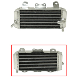 Psychic radiator reinforced with increased capacity Left Yamaha YZ-F / WR-F 250cc 06-13