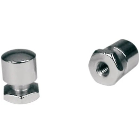 MUSTANG Chrome Seat Bolts and Mounting Nuts Harley-Davidson FLHR / FLHRC / FLHRS / FLHRXS / FLHT / FLHTC / FLHTCU / FLHTK / FLHX / FLHXS / FLST / FLSTC / FLSTN / FLTR / FLTRX / FLTRK / FLTRU / FLTRXS 