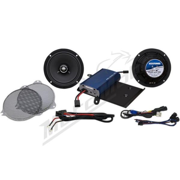 HOGTUNES 225 W Amp/ 6-1/2" Front Speaker Kit Harley Davidson FLHX / FLHXS 1690-1868cc 14-20