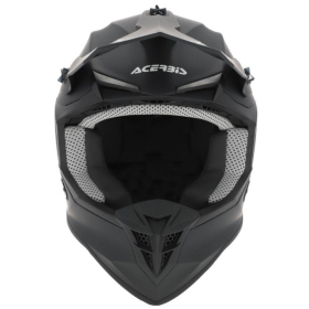 ACERBIS LINEAR SOLID Black Motocross helmet