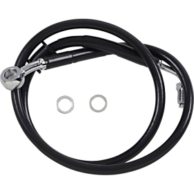 DRAG SPECIALTIES Extended Length Stainless Steel Brake Line Harley Davidson FLHC / FLHCS / FLI / FXBB / FXBBS 1750-1923cc 18-24