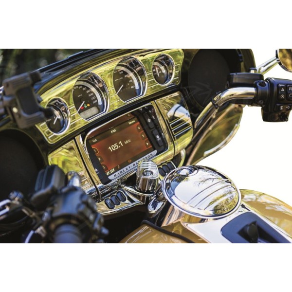 KURYAKYN Tri-Line Stereo Trim Harley Davidson FLHT / FLHTK / FLHX / FLHXSE 1690/1977 14-24