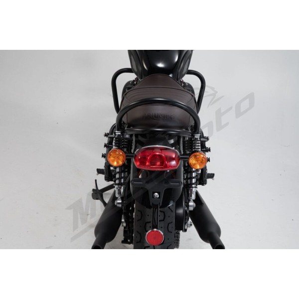 SW-MOTECH Legend Gear LC2 šoninės daiktadėžės Black Edition Triumph Bonneville 900-1200 16-24